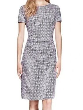 Tory Burch | Dresses | Nwt 698 Tory Burch Leather Trim Linen Midi Dress |  Poshmark